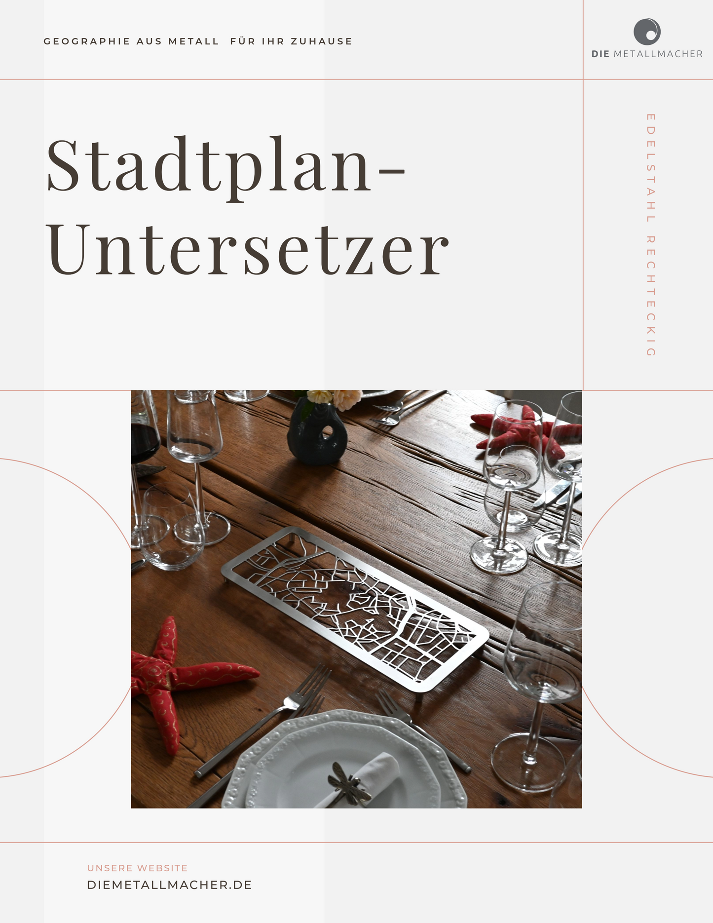 Aachen | Untersetzer | Rechteckig - 35 x 15 cm
