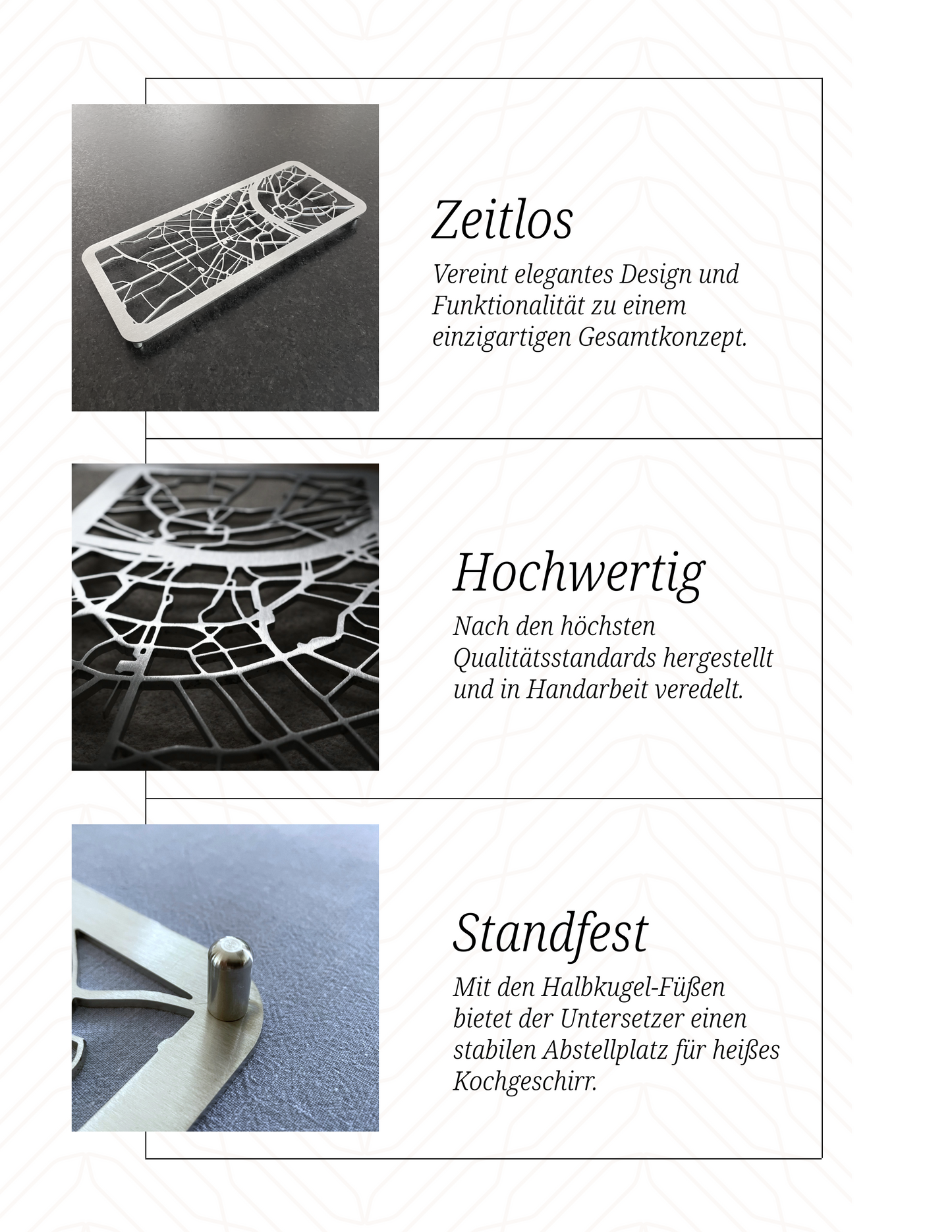 Aachen | Untersetzer | Rechteckig - 35 x 15 cm