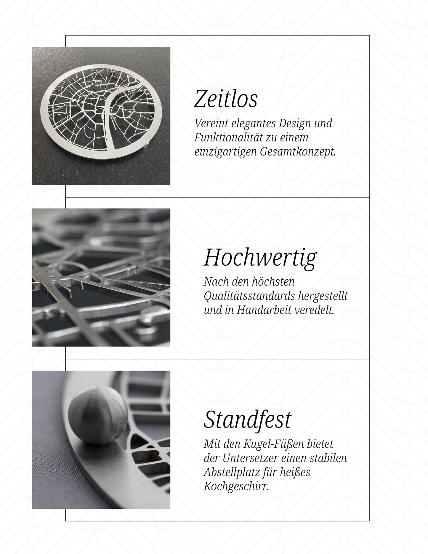 Aachen | Untersetzer | Rund