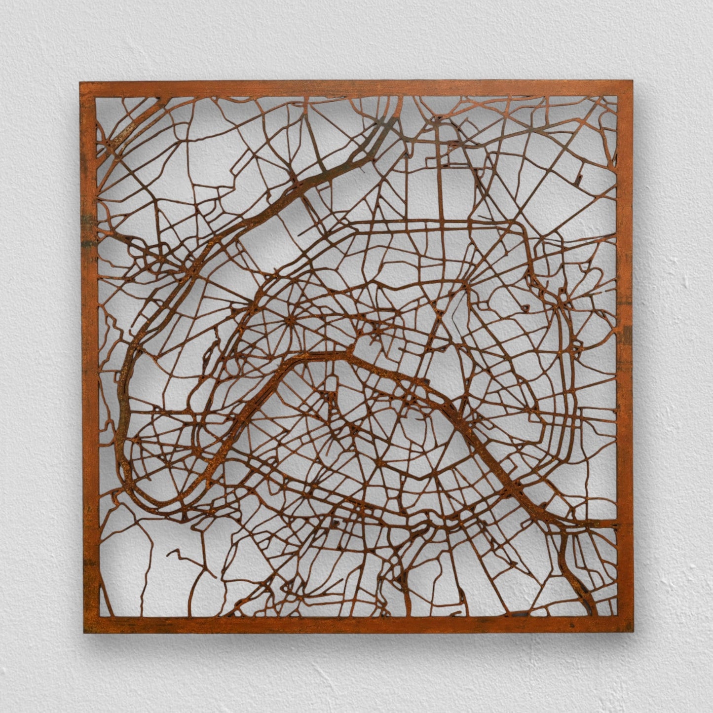 Paris | Wanddekoration | Edelrost Corten