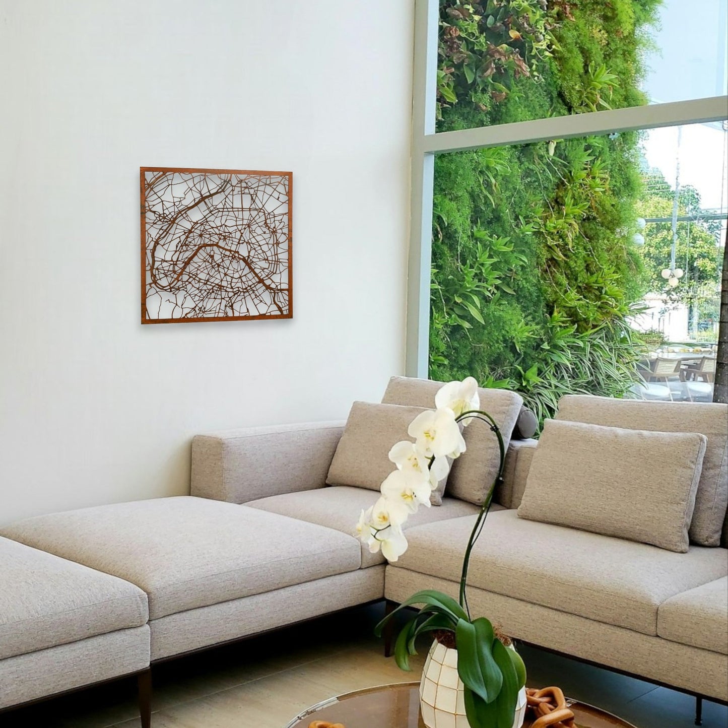 Paris | Wanddekoration | Edelrost Corten