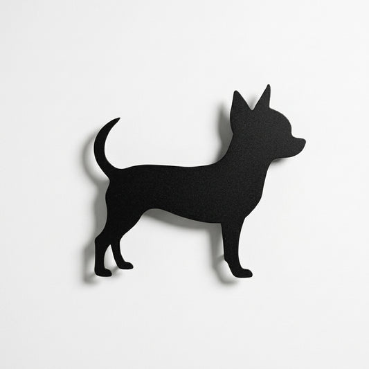 Magnettafel | Chihuahua-Silhouette - DieMetallmacher