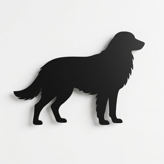 Magnettafel | Golden Retriever-Silhouette - DieMetallmacher