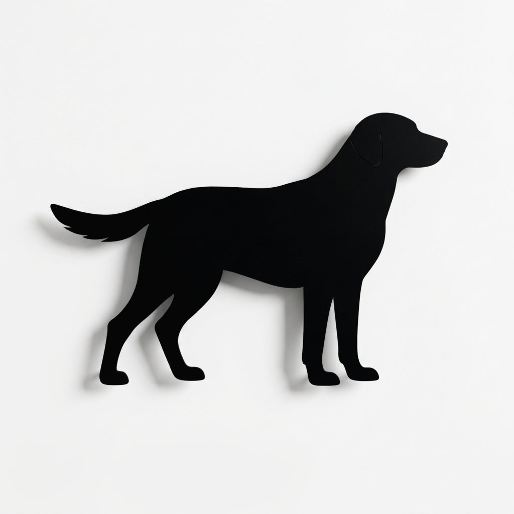 Magnettafel | Labrador-Silhouette - DieMetallmacher