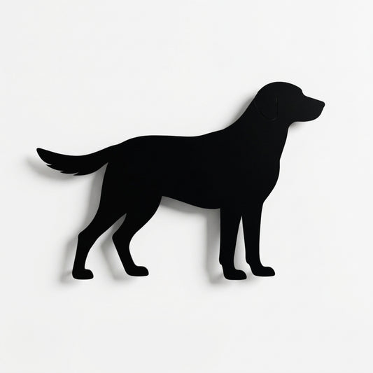 Magnettafel | Labrador-Silhouette - DieMetallmacher