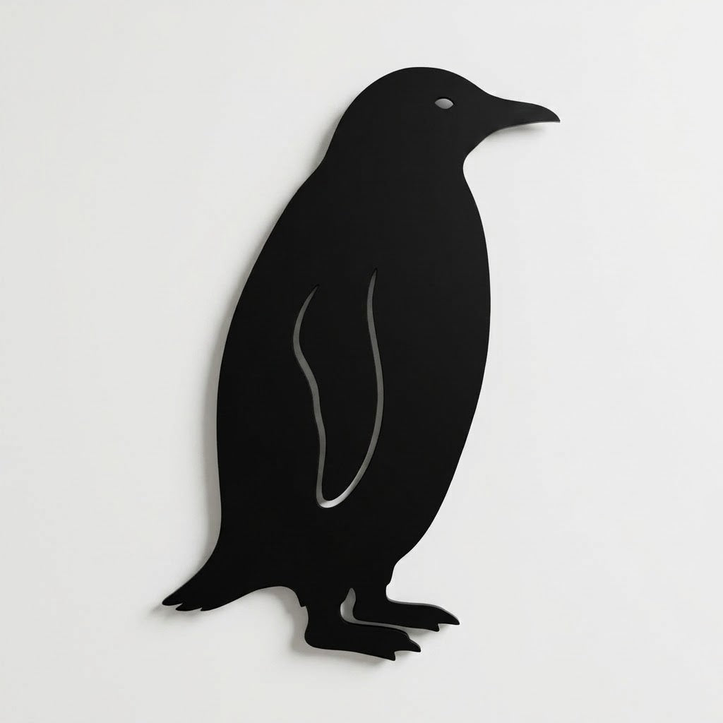 Magnettafel | Pinguin-Silhouette - DieMetallmacher