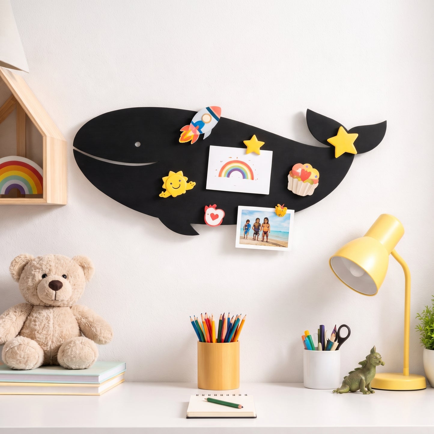 Magnettafel | Wal-Silhouette - DieMetallmacher