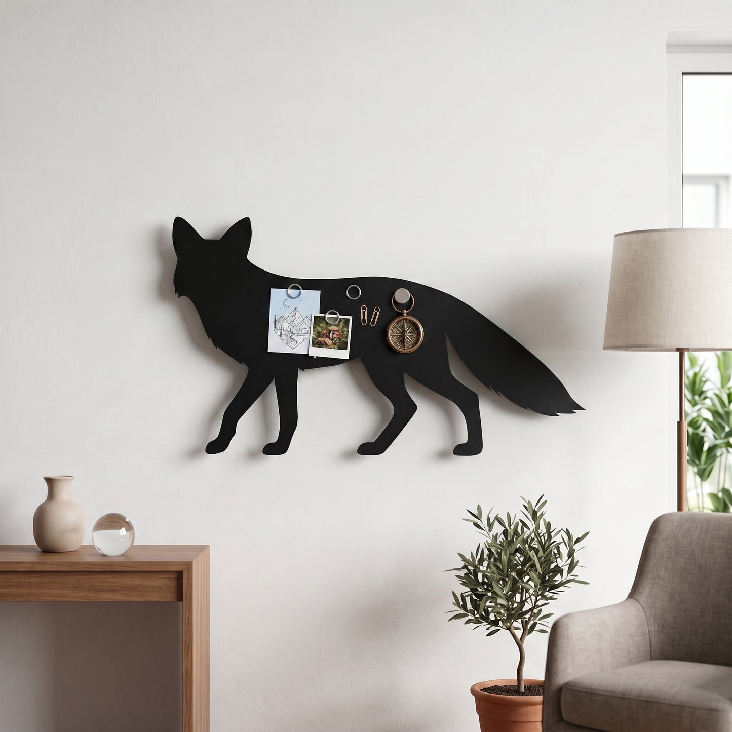 Magnettafel | Fuchs-Silhouette - DieMetallmacher