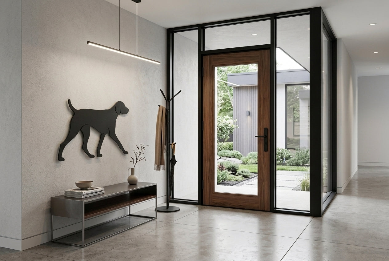 Magnettafel | Weimaraner-Silhouette - DieMetallmacher