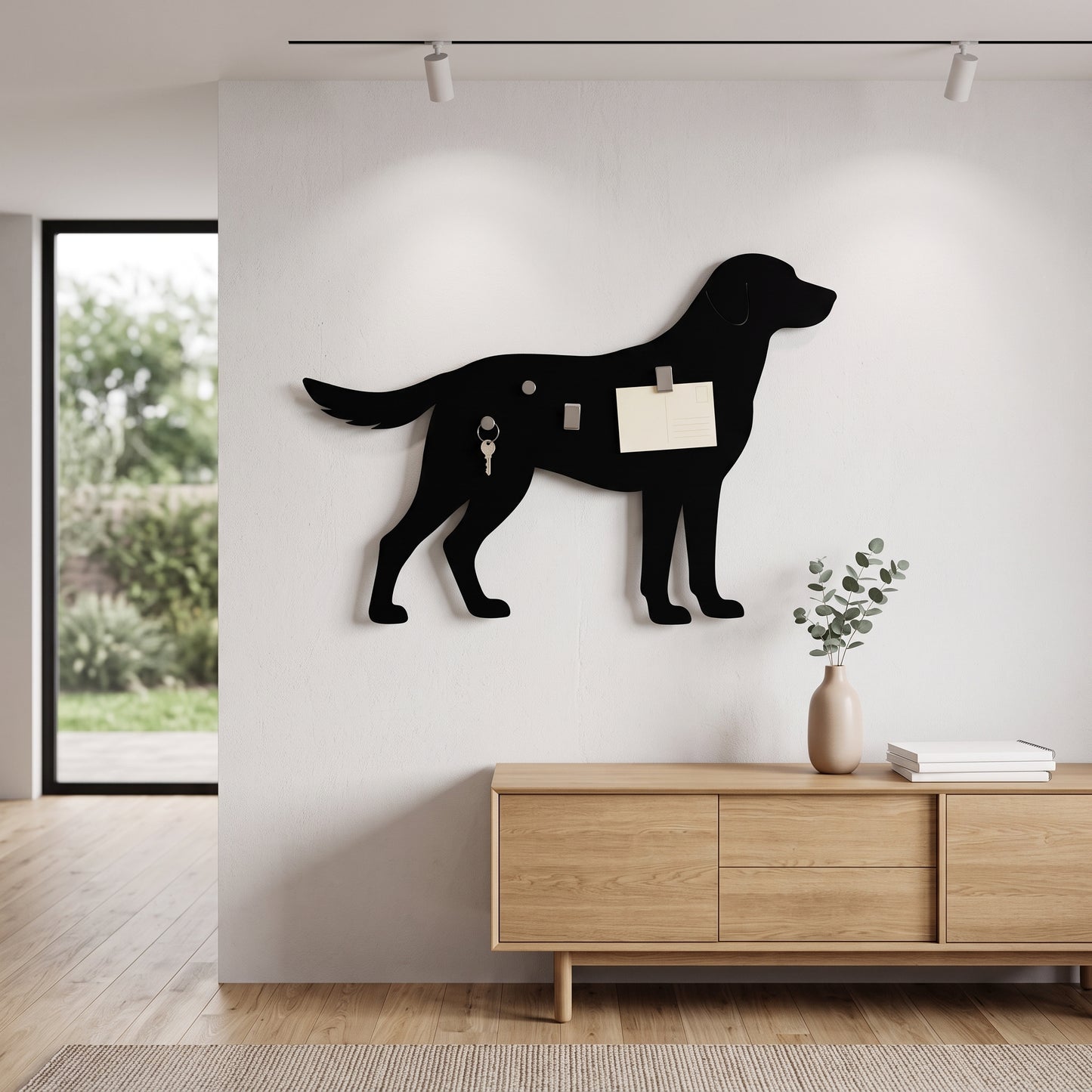 Magnettafel | Labrador-Silhouette - DieMetallmacher