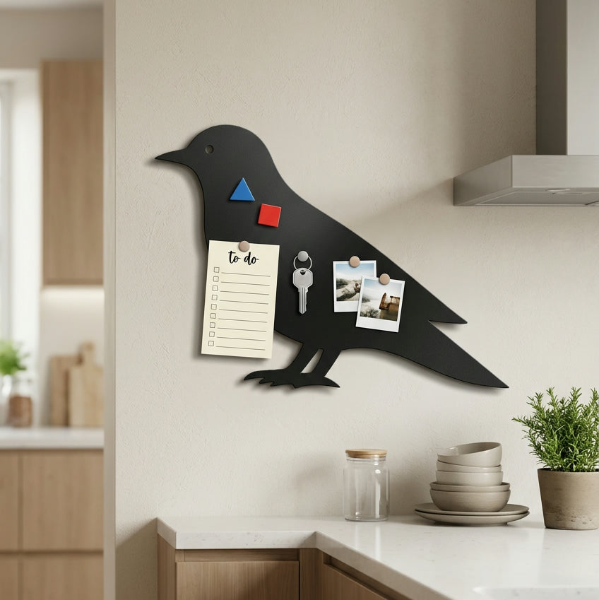 Magnettafel | Vogel-Silhouette - DieMetallmacher