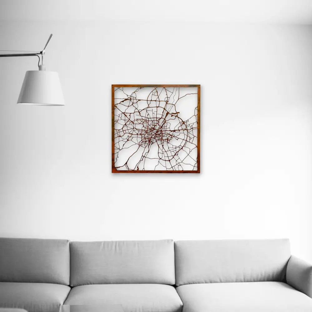 Die Stadt Ihrer Wahl als Wanddekoration