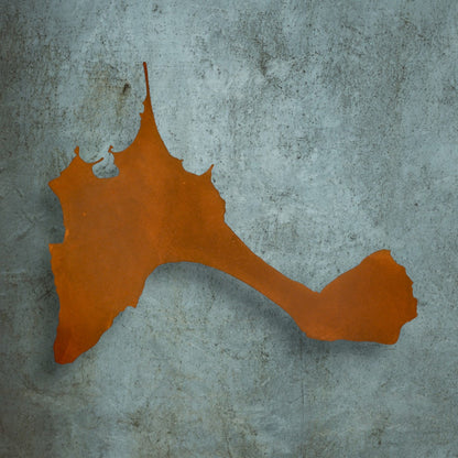 Formentera | Wanddekoration | Edelrost Corten