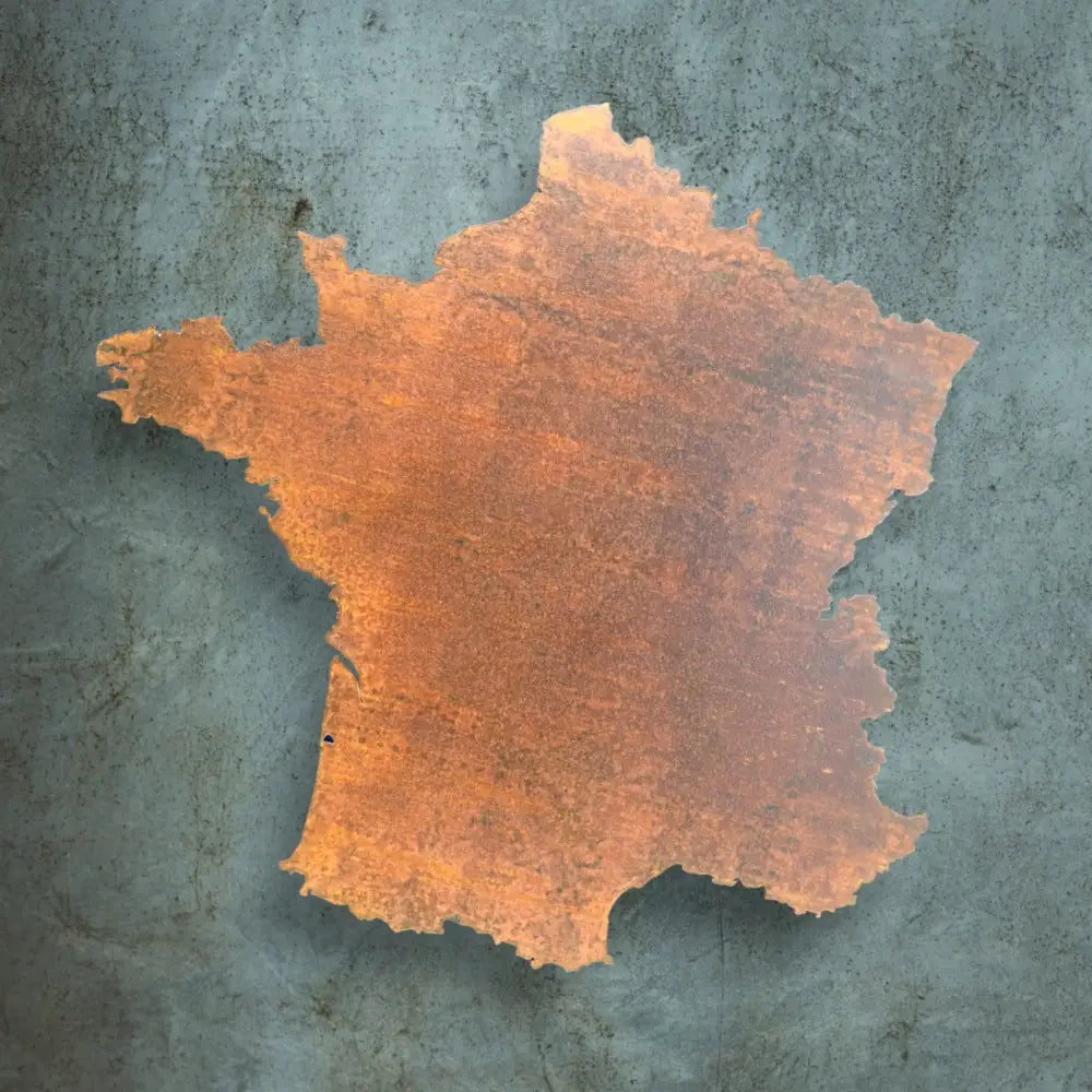 Frankreich | Wanddekoration | Edelrost Corten