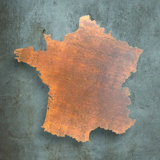 Frankreich | Wanddekoration | Edelrost Corten