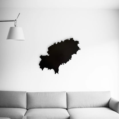 Ibiza | Wanddekoration | Schwarzer Stahl