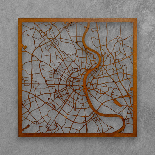 Köln | Wanddekoration | Edelrost Corten