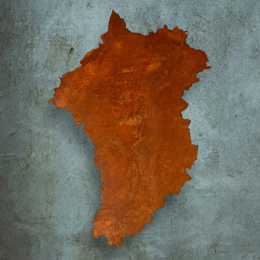 Luxemburg | Wanddekoration | Edelrost Corten