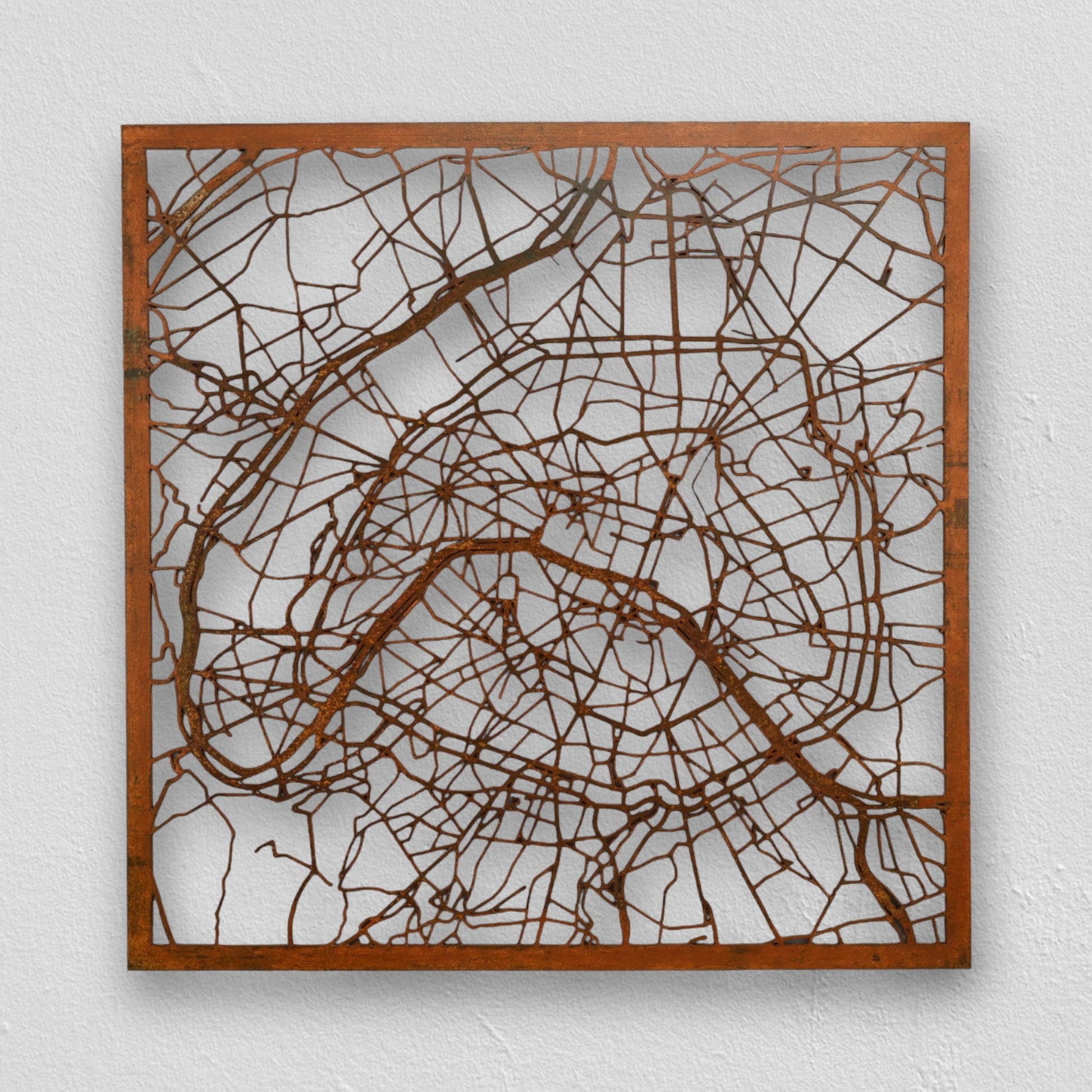Paris | Wanddekoration | Edelrost Corten